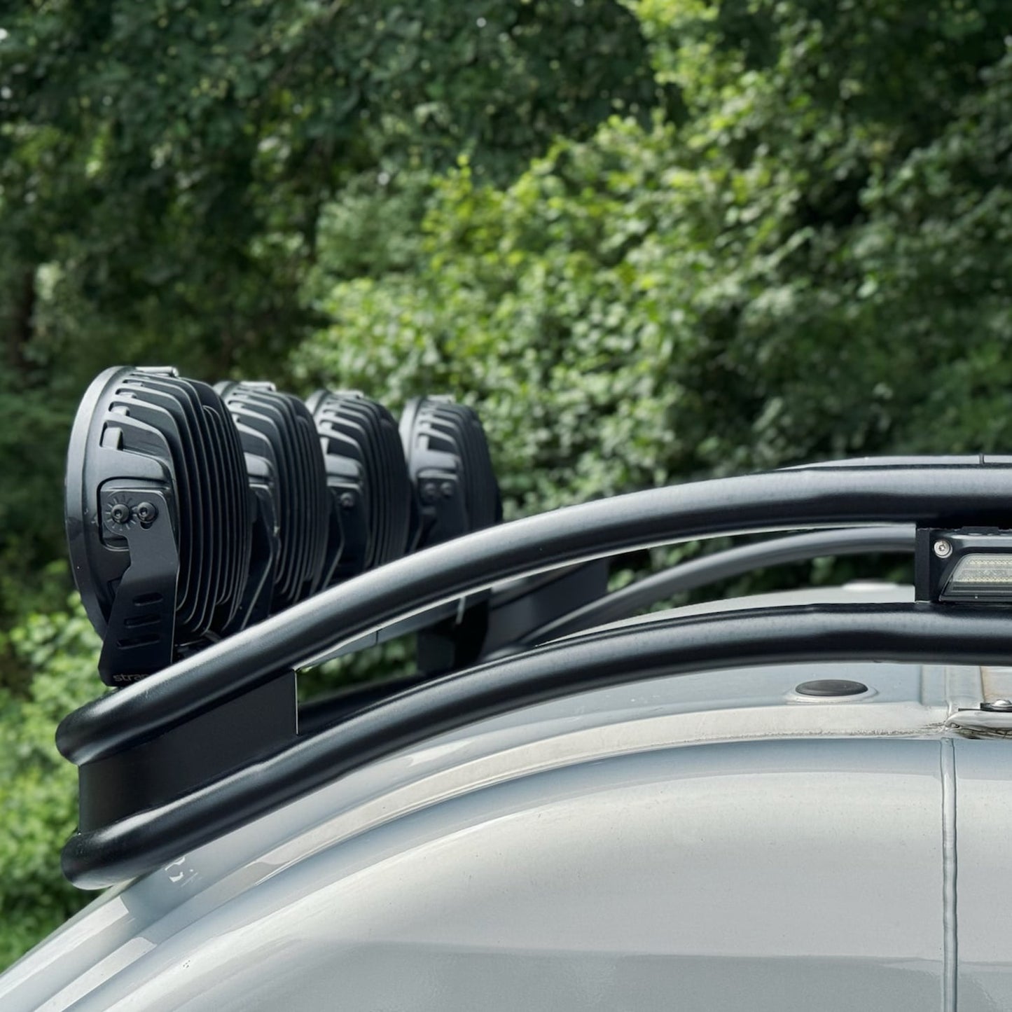 4x runde 9" LED Scheinwerfer für Dachträger